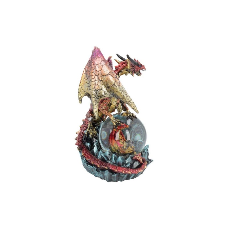 Nemesis Now Ruby Oracle Snowglobe, Red, 18.5cm