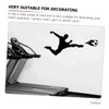 CORHAD Soccer Ball Wall Decal Removable Sticker Sports Themed Decor