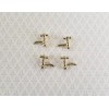 Town Square Miniatures Dollhouse Miniature Faucet Taps x4 for Kitchen