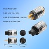 CERRXIAN HiFi Power Plug, 10A/250V 15A/125V NEMA 5-15P & IEC