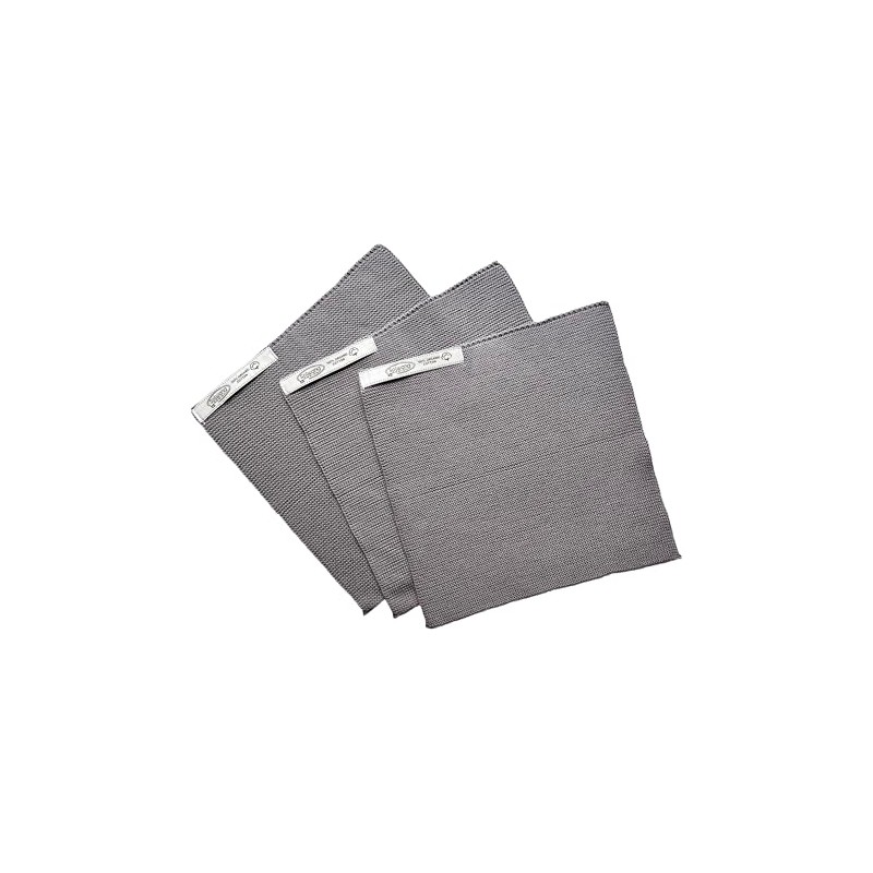 Solwang 3-Piece Danish Cotton Dishcloths in 100% Certified Organic Cotton