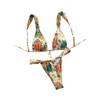 SHENHE - Conjunto de bikini triangular floral de dos piezas