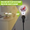 Cosharkly Red Cardinal Bird Night Light,Chrismas Snow Night Lights Plug