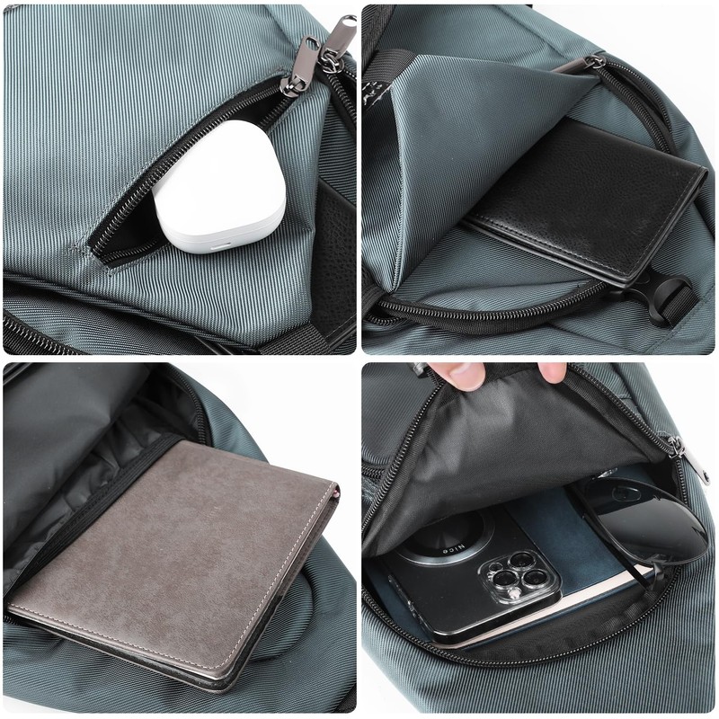 AMJ Sling Bag for Travel and Hiking - Multipurpose Crossbody