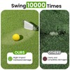 Golf Hitting Mat 5x4ft, Golf Mats Practice Outdoor 21mm Artificial