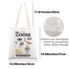 MYSOMY Goose Tote Bag Goose Lover Gifts Goose Themed Gifts