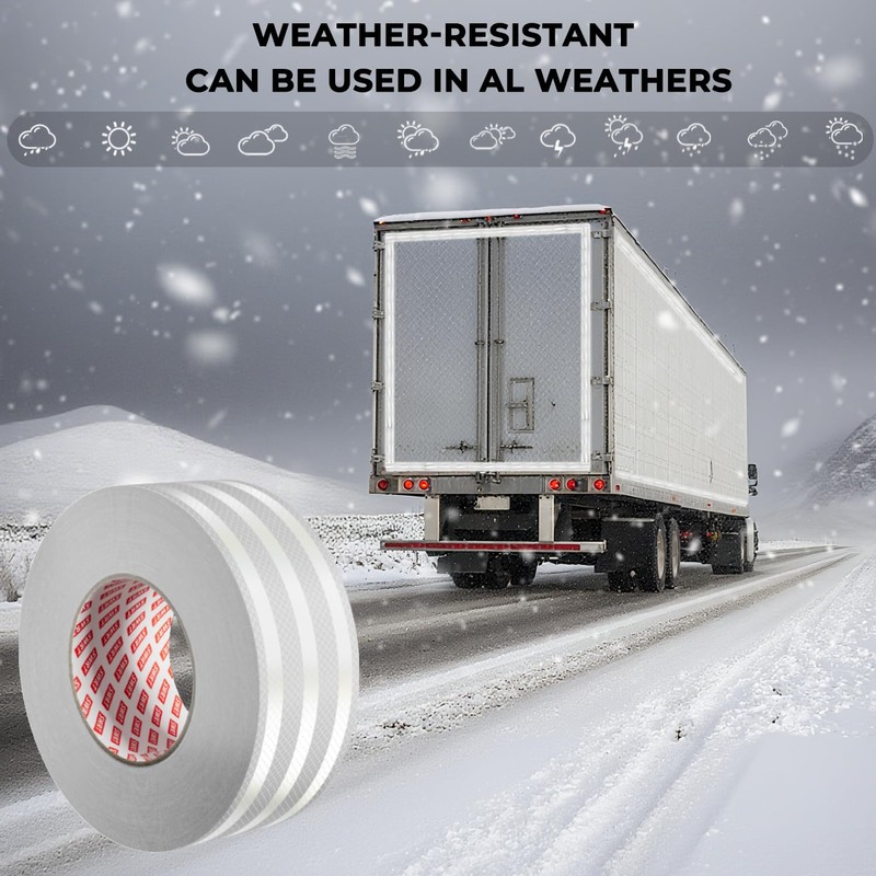SWRT 2 Inch X 30 FT Reflective Tape Outdoor Waterproof
