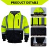 FONIRRA Men‘s Hi Vis Hoodie Reflective ANSI Class 3 Wool