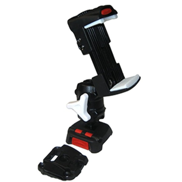 ROKK Mini Screw Down Base Phone Starter Kit, Black/Red/White, One