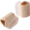4 pcs Toe Straightener Protector Sleeve Tube with Big Toe