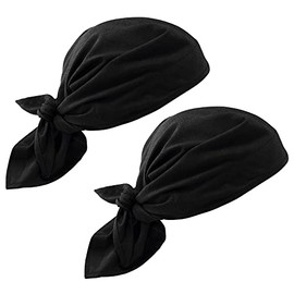 Ergodyne Chill-Its 6710 Evaporative Polymer Cooling Dew Rag, 2-Pack