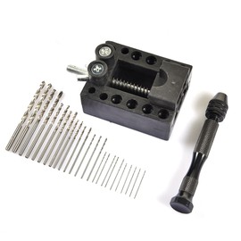 Hand Drill Set Pin Vise With Mini Twist Drill Bits For DIYJewelry Making Multipurpose Rotary Tool