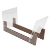 Vinyl Record Storage Holder Wooden Acrylic Multifunctional Retro Vinyl Record