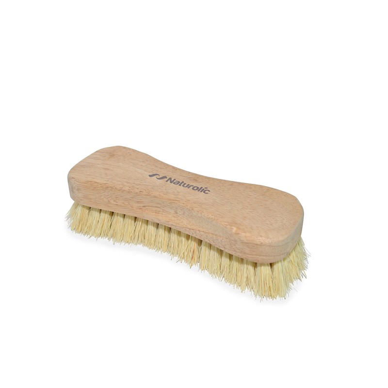 All-Natural Wooden Scrub Brush Set |Tampico Bristle Brush for Cleaning