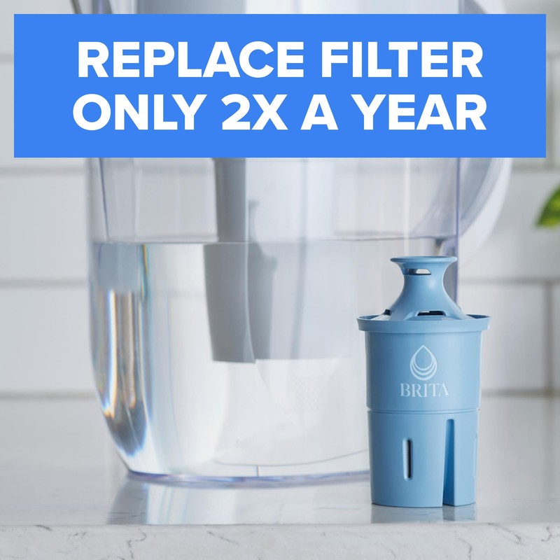 Brita Elite Water Filter Replacements for Pitchers and Dispensers, BPA-Free,