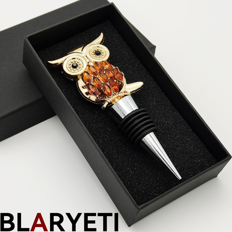 BLARYETI Owl Wine Stopper Bottle Sealer Bottle Plug for Wine