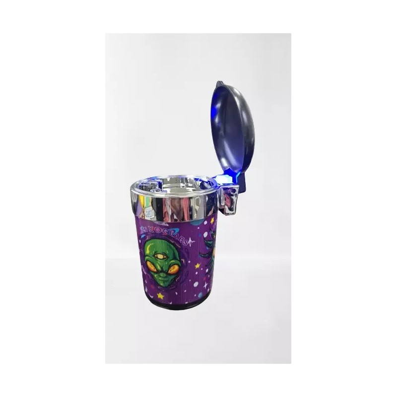 X2 LED BUTT BUCKET ASHTRAY - CAR CUP HOLDER PORTABLE-DESIGN