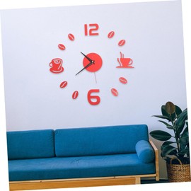 Levemolo 3D Acrylic Wall Clock Bedroom Living Room Decor Easy Install DIY Random Color