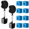 Wettarn 2 Pcs Billiard Pool Cue Chalk Holder and 8