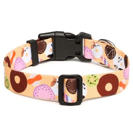 Mercano Adjustable Dog Collar - Special Design Patterns, Soft Nylon Comfortable Durable Pet Collar for Small Medium Large Dogs (XS, Leopard)