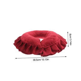 Mikinona Massage Face Down Cushion for Spa Beauty Salons Shaped Headrest Pillow with Design for Comfortable Breathing for Massage Tables and Relaxation