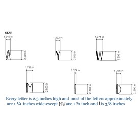 Imagnt Studio Vinyl Decal Sticker Alphabet ABC Lettering Ornament DIY Letters - Kitchen Décor Home Décor (White, Each Letter Height - 2.5 inches. Set Size - 16.5x27 inches)