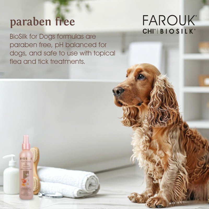 BioSilk for Dogs Silk Therapy Irresistible Deodorizing and Conditioning Spray,