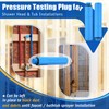 Feekoon 1/2 Inch MNPT Bathroom Shower Test Plug, Reusable Pressure