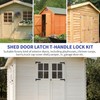 Gnellkoor Shed Door Lock Latch, 5-1/2 Inch Stem Shed Door