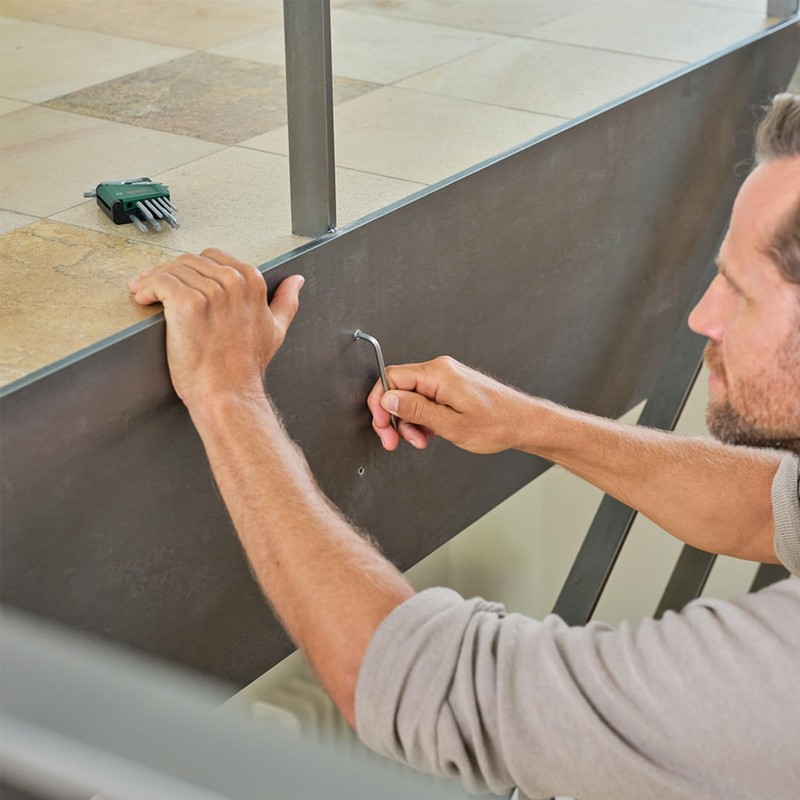 Bosch Torx-Schlüssel Satz 9-teilig (Multifunktionale Torx-Schlüssel aus S2-Stahl; TX8-TX40; Langer