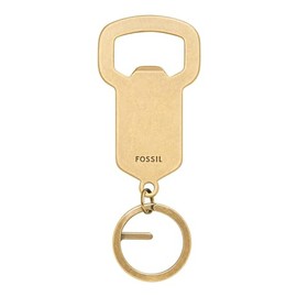 Fossil Mens Hayes Gold Bottle Opener, gold