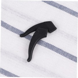 Operitacx 5Paare Rutschfeste Silikon Ohrpolster für Brillen Bequeme Unterlagen für Sicheren Halt Beim Sport Schwarz Einsetzbar für Sonnenbrillen und Lesebrillen