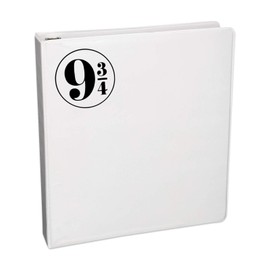 Bargain Max Decals Wizard Platform Decal Notebook Car Laptop 5.5" (Black)