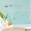 Baoswi 2 Pack Necklace Hangers Acrylic Necklaces Holder Wall Mounted