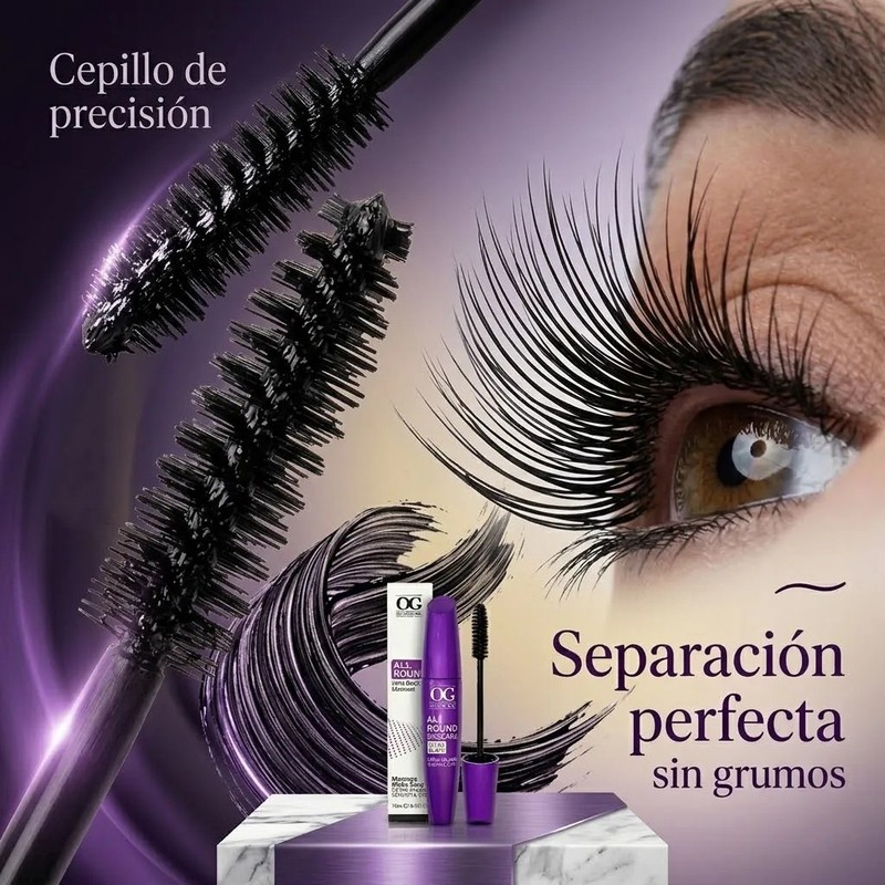 Rimel Waterproof Microfibras Color Negro Volumen