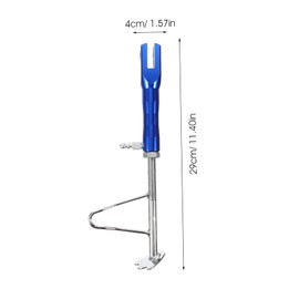 FUNOMOCYA Motorcycle Kickstand Side Support Stand Metal Replacement Kickstand for Motorcycles and Scooters Height Durable Design for Safe Parking Uneven Surfaces