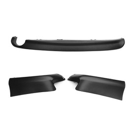 Corolla Bumper Lip Diffuser Corner End Cover Kit - Rear Bumper Lower Lip Diffuser & Left Right Corner End Cover Compatible with 2011 2012 2013 To-yota Corolla S/XRS