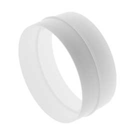 Repa Market 6" Inch / 150 mm Plastic Duct Pipe Connectors - Round Male Fit Flexible Ducting Extension - Hose Work - Dryer Vent Extension - Inline Air and Water Flow Extraction Pipe Lines