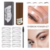 Eyebrow Stamp, Eyebrow Stencil, Eyebrow Stamp, Eyebrow Tattoo, 10 Sets