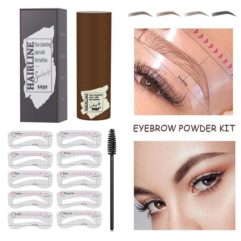 Eyebrow Stamp, Eyebrow Stencil, Eyebrow Stamp, Eyebrow Tattoo, 10 Sets