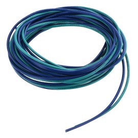 MECCANIXITY 22 Gauge PVC Hookup Wire 3.0m/10ft 22AWG Flexible Electrical Wire UL1007 Tinned Copper Stranded Blue Green, 1.5mm Dia for Model Aircraft Electric Appliances Internal Connect