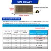 Seatern Magnetic Vent Covers, Extra Strong Magnets, 5.5" x 12"