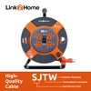 Link2Home Cord Reel 80 ft. Extension Cord 4 Power Outlets
