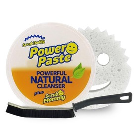 Power Paste Natural Cleaner, Long-Lasting Power Paste Scrub Bundle with Durable Power Grout Scrubber, Effectively Clean Dirty Lines by Extra Mile Home