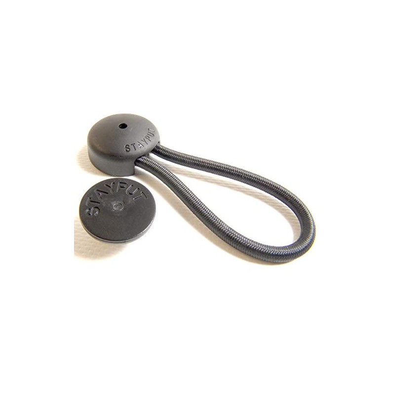 StayPut Shock/Bungee Cord Fastener, Black, Select The Quantity You Need