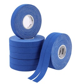 Bighorn Athletics Climbing Finger Tape with Retro Design Male Climber Tin Canister, 0.5-Inch x 45-feet, 8-Rolls, Blue