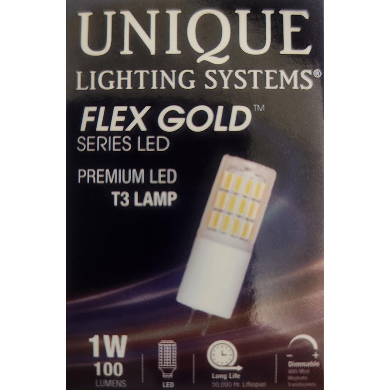 Unique Lighting Systems Flex Gold Series T3 1W 100 Lumen