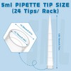 720PCS Biologix 5ml Pipette Tips-Universal Plastic Racked Pipettes Tips, Lab