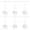 Bigxin 6 Pieces Earring Display Holder, Acrylic Earring Holder Stand