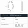 RCH Hardware CH-S56-12-WHT-3 | 10 Gauge Decorative Solid Steel Standard